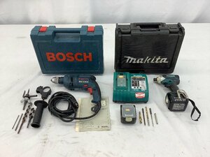  Bosch * Makita oscillation moving drilled laibaGSB16RE/N*TD132D one part kake have * battery unknown secondhand goods ACB