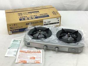 パロマ ガステーブル/センサーコンロ/2口/都市ガス PA-28F 電池抜取り済み 未使用品 ACB