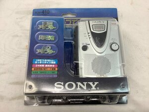 ソニー カセットコーダー TCM-400 再生OK/録音未チェック 充電用アダプタ欠品/電池なし 中古品 ACB