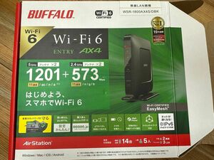 BUFFALO WSR-1800AX4S/DBK 無線LANルーター Wi-Fiルーター ルーター