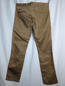 CAT'S PAW キャッツポウ CP40220 COTTON CHINO SLIM FIT TROUSERS W33インチ カーキ 未着用