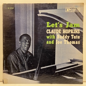 ■即決 傷盤 JAZZ Claude Hopkins With Buddy Tate Joe Thomas / Let's Jam SVLP2020 j41027 米オリジナル、マルーン銀 Dg Mono Rvg刻印