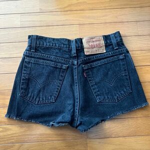 LEVI’S リーバイス ショートパンツ デニム デニムパンツ ジーンズ ブラック