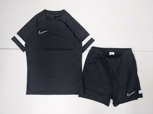 12.NIKE DRI-FIT 2 point top and bottom set Nike speed . short sleeves training shirt shorts Short sport wear men's M/S black white x402