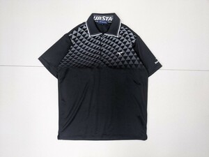 16. Tour Stage TOURSTAGE рубашка-поло с коротким рукавом одежда для гольфа градация мужской M чёрный серый белый x405