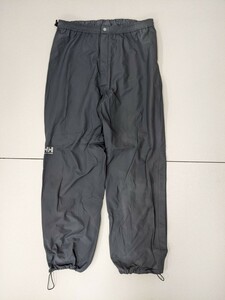 1．ヘリーハンセン HELLY HANSEN HO11503 レインスーツ アンダーウェア コーティング樹脂ナイロンパンツ メンズXL グレー アウトドアx202