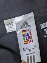 17．アディダスゴルフ 2点 セット adidas golf ストレッチ ゴルフパンツ スラックス サイズ91 グレー黒y308_画像6