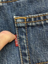 3．リーバイス 90s ヴィンテージ LEVI'S 512 デニム パンツ ジーンズ アメカジ ワーク W33L34 ネイビーy303_画像5