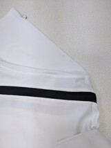 20．2点 adidas アディダス ジャージ素材 メッシュ半袖ポロシャツ ハーフパンツ ショートパンツ メンズL 白黒 トレーニングウェア x403_画像10