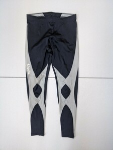 8. сделано в Японии Wacoal CW-X HZO 579 тренировка трико длинный трико мужской LA чёрный серый тренировка одежда x410