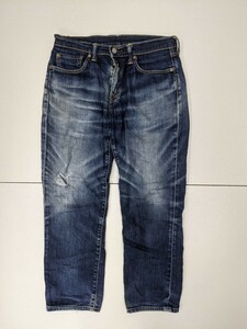 20．リーバイス LEVI'S 140周年記念 511 WPL423 デニム パンツ ジーンズ アメカジ ワーク W32L32 ネイビー y501