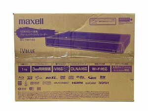 【未使用】maxell マクセル ブルーレイレコーダー iVBLUE BIV-TW1100 iVDRスロット搭載/1TB/トリプルチューナー