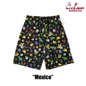 XLサイズ COOKMAN 短パン クックマン シェフショートパンツ Mexco Chef Short Pants メキシコ ブラックの画像5