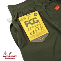 Lサイズ COOKMAN クックマン シェフショートパンツ ストレッチ オリーブ Chef Pants Short Light Olive_画像4