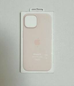 Apple純正iPhone 15 シリコンケース 新品 ライトピンク