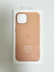 Apple純正iPhone 13 レザーケース 新品 ゴールデンブラウン
