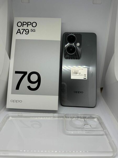 美品！OPPO A79 5G ミステリーブラック ワイモバイル版SIMフリー　A3030P
