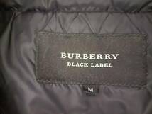 【レア】バーバリーブラックレーベル ダウンジャケット M フォックスファー グースダウン / BURBERRY BLACK LABEL 黒 メンズ_画像3