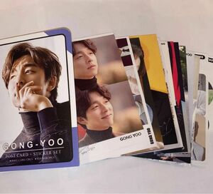 コン･ユ GONG-YOO POST CARD 12枚 + STICKER 3枚 SET コン･ユ 韓流 goods 