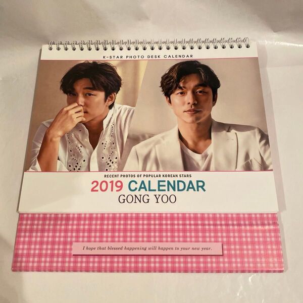 GONG YOO コン・ユ 卓上カレンダー 2019 CALENDAR コンユ【開封のみ・未使用】韓流goods