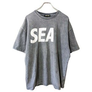 正規品 WIND AND SEA クラック Tシャツ チャコールグレー XL ウィンダンシー