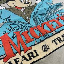 80s USA製 Safari & Travel Co Mickey サファリ ミッキー グラフィック Tシャツ M 半袖 Disney Florida Mickey Mouse ヴィンテージ_画像5