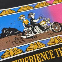 90s USA製 HARLEY DAVIDSON ハーレーダビッドソン Tシャツ XXL ブラック THE SCOOTER SHAKE バイク モーターサイクル ヴィンテージ_画像4