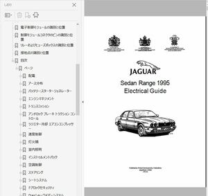 ジャガー XJ X300　配線図 1995 1996 1997　JAGUAR 　8