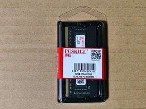 PUSKILL ノートパソコン用メモリ SO-DIMM DDR4 3200 32GB