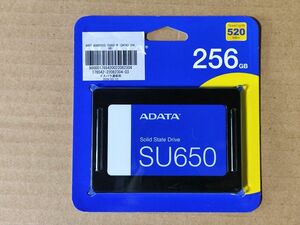 ADATA SATA 256GB SSD SU650 未開封品