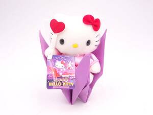 542[ unused tag attaching ] Hello Kitty Hiroshima region limitation folding crane crane soft toy . present ground Sanrio is .-...Hello Kitty