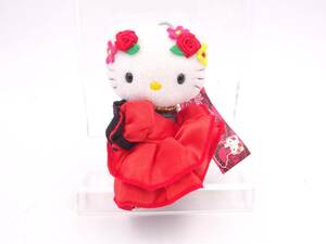 546[ unused tag attaching ] Hello Kitty limitation world Spain ball chain mascot . present ground Sanrio is .-...Hello Kitty