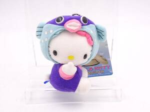 617[ unused tag attaching ] Hello Kitty Yamaguchi region limitation .. fugu saucepan ball chain mascot . present ground Sanrio is .-...Hello Kitty