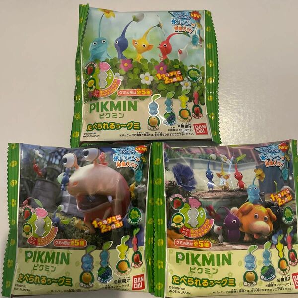 PIKMIN ピクミン たべられるぅ～グミ 33ｇ×3袋 バンダイ