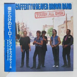 ROCK LP/SAMPLE盤/帯・ライナー付き美盤/John Cafferty And The Beaver Brown Band - Tough All Over/Ｂ-12179