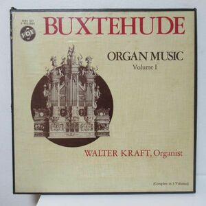 CLASSIC LP/US/3LP/ライナー付き/Walter Kraft - Buxtehude Organ Music (Complete) Vol. I/Ｂ-12173