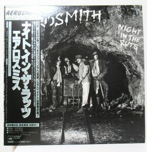 ROCK LP/見本盤・帯・ライナー・ピクチャースリーブ付き美盤/Aerosmith - Night In The Ruts/エアロスミス/Ｂ-12284