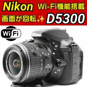 Nikon D5300 レンズキット 自撮り 動画 初心者おすすめ ニコン Wi-Fi搭載 ニコン