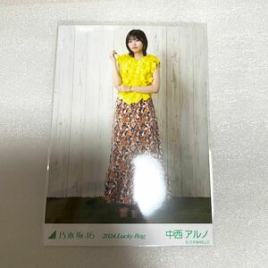 乃木坂46 中西アルノ luckybag 2024 カレンダー衣装 生写真