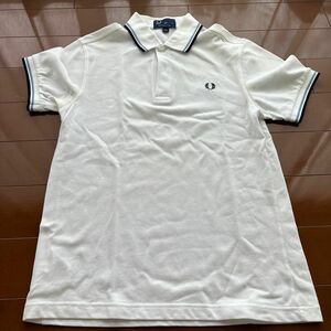 ポロシャツ FRED PERRY フレッドペリー 半袖 ホワイト 鹿の子