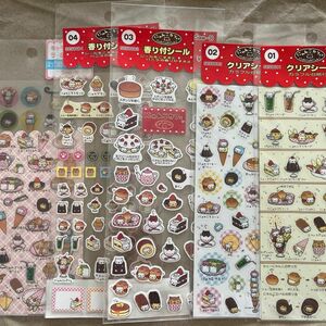 にゃんにゃんにゃんこ シール5枚　値下げ交渉×ばら売り×