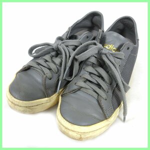 ▲◎addidas (アディダス) スニーカー レディース♪サイズ24cm♪グレー♪通気性♪歩きやすい♪カジュアル♪シンプル