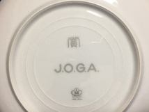 ◎昭和31年 大倉陶園 J.O.G/A.特注 飾り皿 「洋蘭」◎箱付_画像5