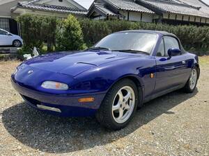 ☆Buy NowYes Eunos Roadster 5速MT NA6C 機関良好 Exterior比較的綺麗 Authorised inspection ドリフト グリップ タイムアタックJDM NA8 NB NC ND B6☆