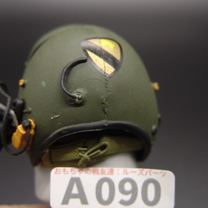 【 A 090 】1/6ドールパーツ：メーカー不詳 米軍ヘリパイロットヘルメット【 長期保管・ジャンク扱い品 】の画像4