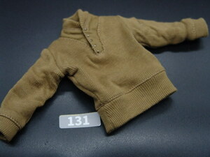 【 灰 131 】1/6ドールパーツ：DRAGON製 アメリカ軍 防寒セーター（WWII)【 長期保管・ジャンク扱い品 】