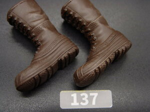 【 灰 137 】1/6ドールパーツ：DRAGON製 アメリカ軍 防寒ブーツ（WWII)【 長期保管・ジャンク扱い品 】