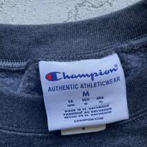 champion チャンピオン カレッジロゴ EAST TENNESSEE STATE クルーネック スウェット トレーナー チャコールグレー M_画像5