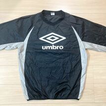 UMBRO アンブロ ピステ ヤッケ ウィンドブレーカー Oサイズ 黒 ブラック 大きいサイズ サッカー フットサル_画像1