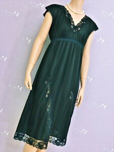 TE2-Q16*// bust 95.. large size! waist rubber entering * elasticity have * negligee * most low price . postage .. packet if 210 jpy 